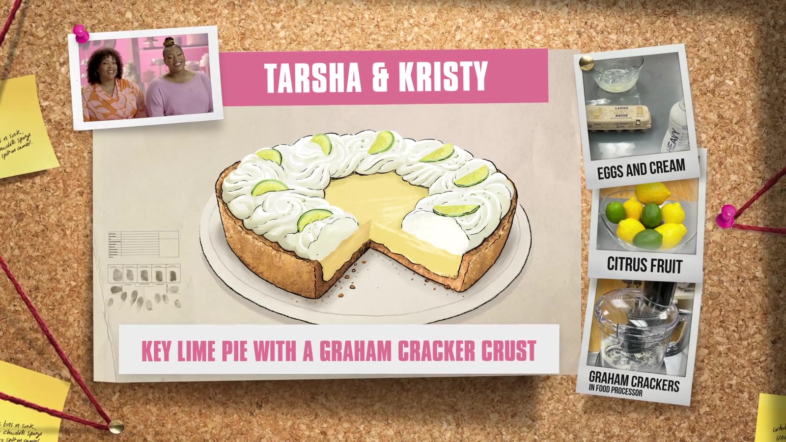 Key Lime Pie with Graham Cracker Crust Reveal (Tarsha & Kristy): still