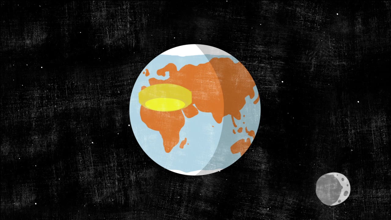 Power of One, an animated globe with a highlighted treatment dose over the affected region, a moon alongside