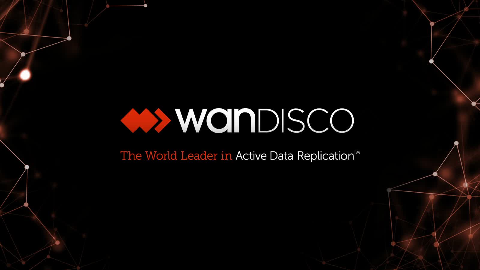 WanDisco, illustrated globe carrying scattered data motifs, from the closing sequence of the film